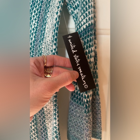 NEW |Women’s Gorgeous Open Knit Top Cover-Up Swim Tunic Small - Picture 5 of 8